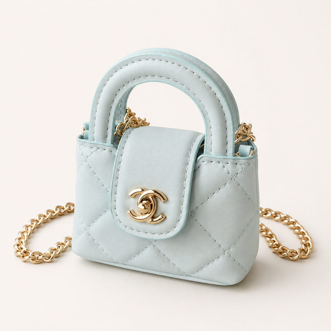Quilted Mini Purse Dog Waste Bag Holder