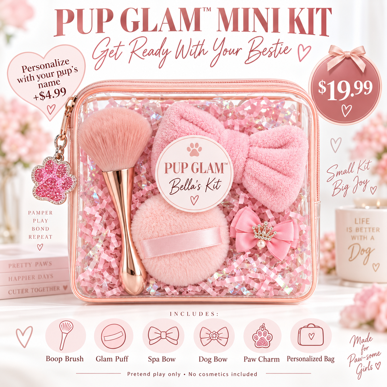 Pup Glam™ Personalized Dog Mom Glam Kit