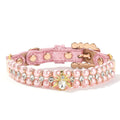 Pearl & Crystal Pet Collar for Small Dogs & Cats